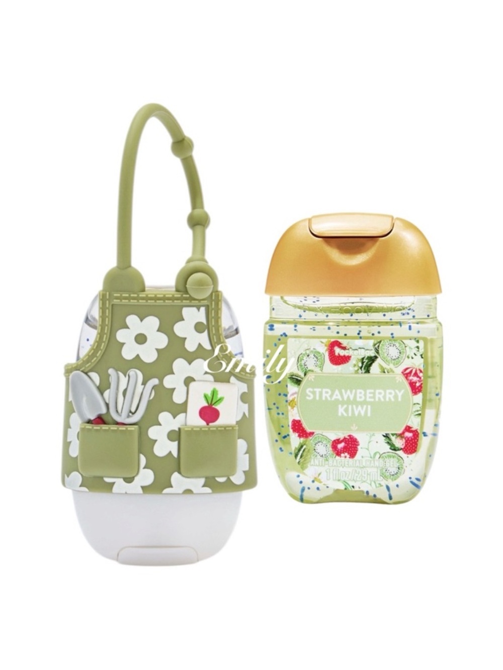 Bath & Body Works Green GARDEN
APRON PocketBac Holder 
STRAWBERRY KIWI Set